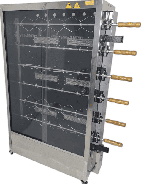 Maquinas de Assar Frango 2025 -Assador Frango Venancio Para 30 Frangos 