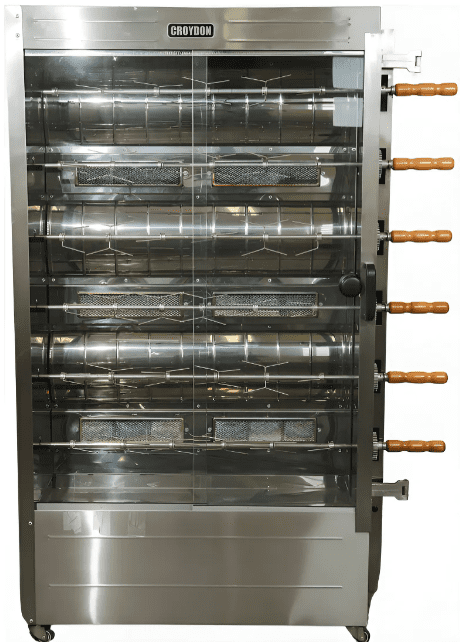 Melhores Máquinas de Assar Frango 2025 Frangueira-Maquina-De-Assar-30-Frangos-6-Espetos-Croydon